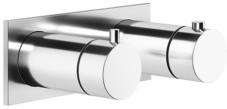 Gessi Anello Bateria prysznicowa podtynkowa z termostatem i rozetą chrom 63332.031