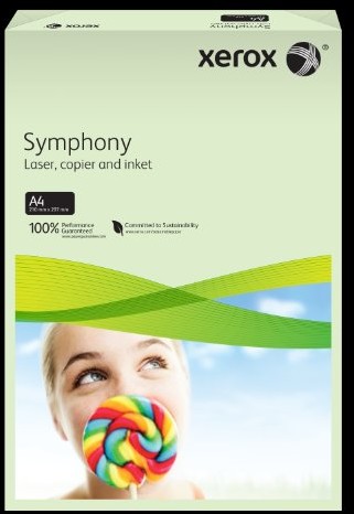 Xerox 003r93226 kolorowy inkjet paper Papier do Symphony Pastel DIN A4, 160 G/M, 250 arkuszy Pro Pack, zielony 003R93226
