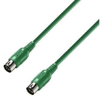ah Cables Adam Hall kabel MIDI, zielony K3MIDI0150GRN