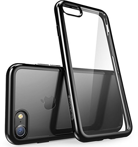 i-Blason etui do telefonów iPhone 7 i 8, przezroczyste, odporne na porysowanie iPhone7-Halo-Clear/Black