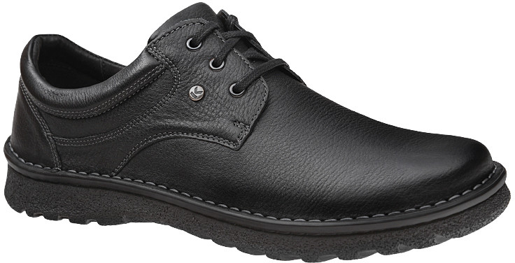 Krisbut Półbuty 4293-10-9 Czarne sznurowane XXL 28078