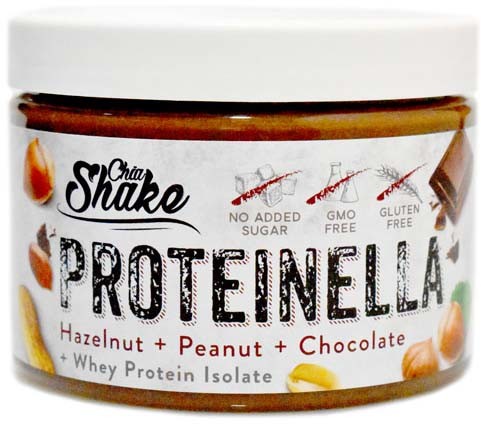 Chia Shake Proteinowe masło orzech laskowy z czekoladą PROTEINELLA
