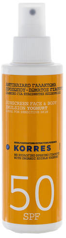 KORRES Emulsja do opalania w spreju SPF50 z jogurtem