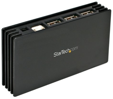 Startech com USB-Hub-(7-portowy, USB 2.0) Czarny V930761
