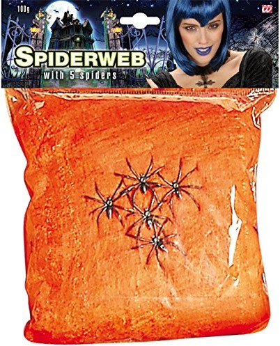 Widmann 5404A Spider Web, Orange, Unisex Adult 5404A