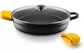 Castey płaskie rondel z uchwytami R40