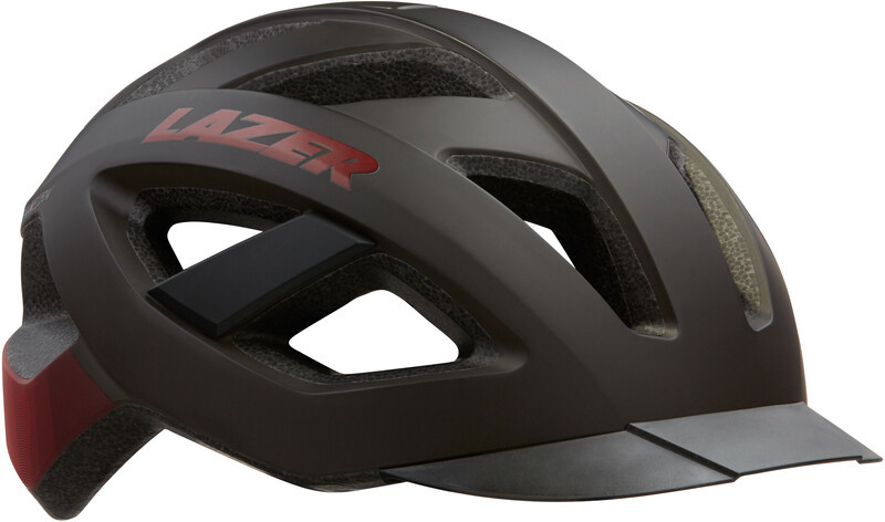 Lazer Cameleon Kask z moskitierą, matte black red S | 52-56cm 2021 Kaski miejskie i trekkingowe FA003714119