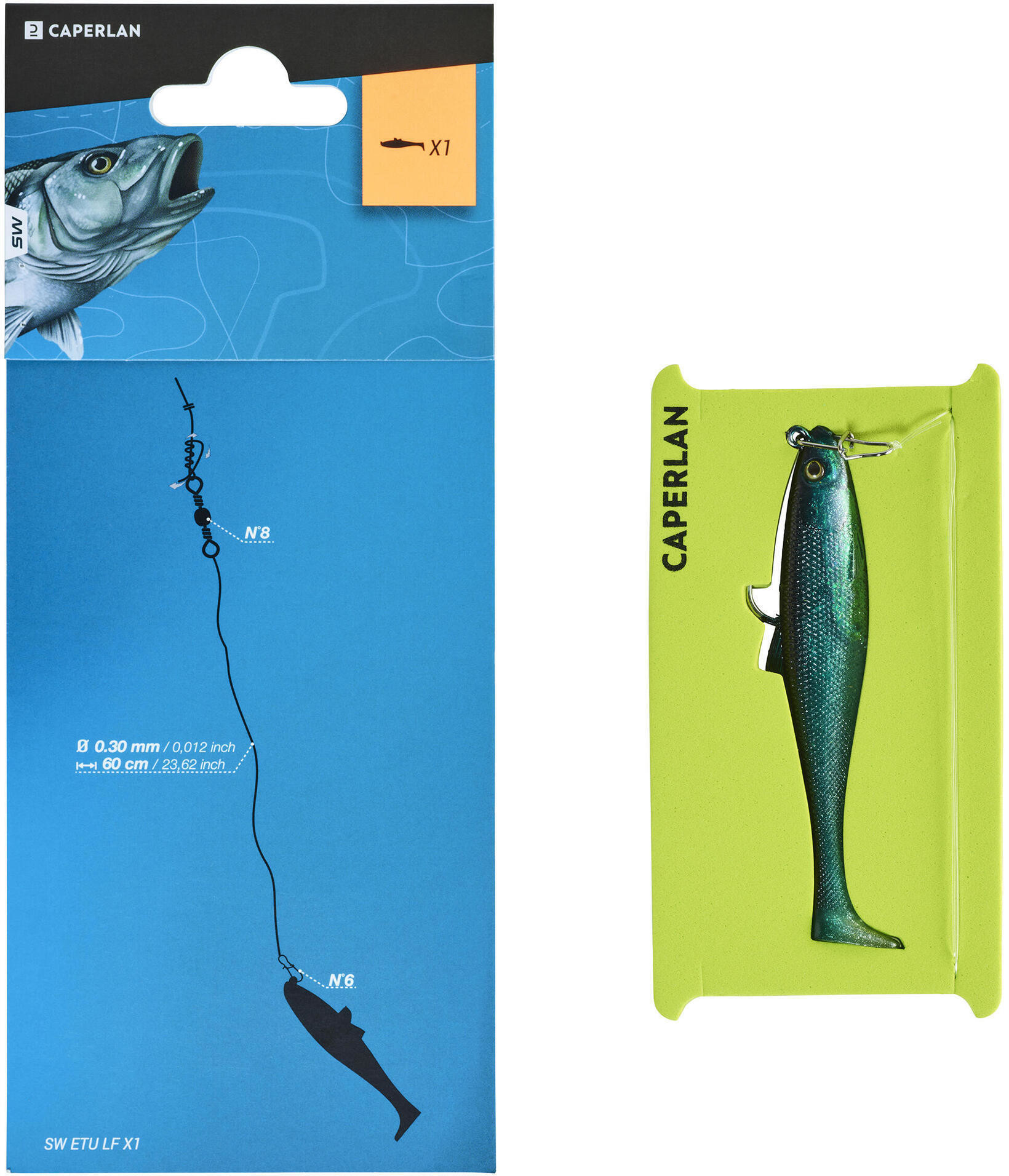 CAPERLAN Przypon spinningowy SW ETU LF x1 Unisex