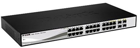 D-Link DGS-1210  26 Zarządzany L2 Gigabit Ethernet (10/100/1000) 1U Czarny  szary przełącznik sieciowy, DGS-1210  26 DGS-1210-26