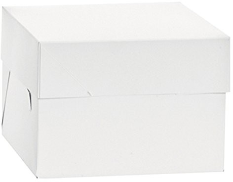Decora Cake Box, biały, 40,5 x 40,5 x 37,5 cm 0339490