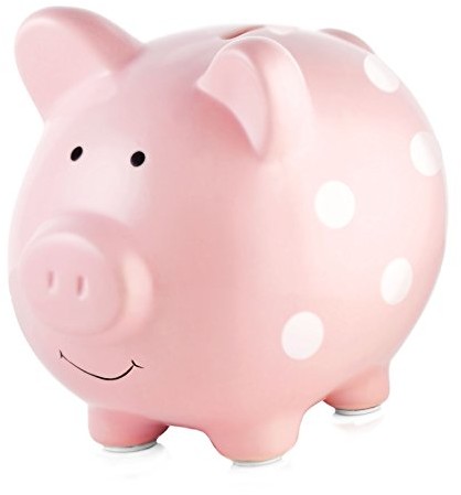 Pearhead pearhead 40105 ceramiczna świnka skarbonka  Rosa