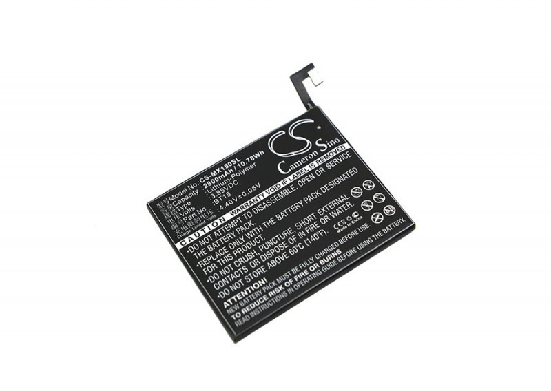 Cameron Sino Meizu M3s BT15 2800mAh 10.78Wh Li-Polymer 3.85V