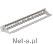 Delock PATCH PANEL 24 PORT 1U DO MODUŁÓW 19 KEYSTONE SZARY DELOCK (43302)