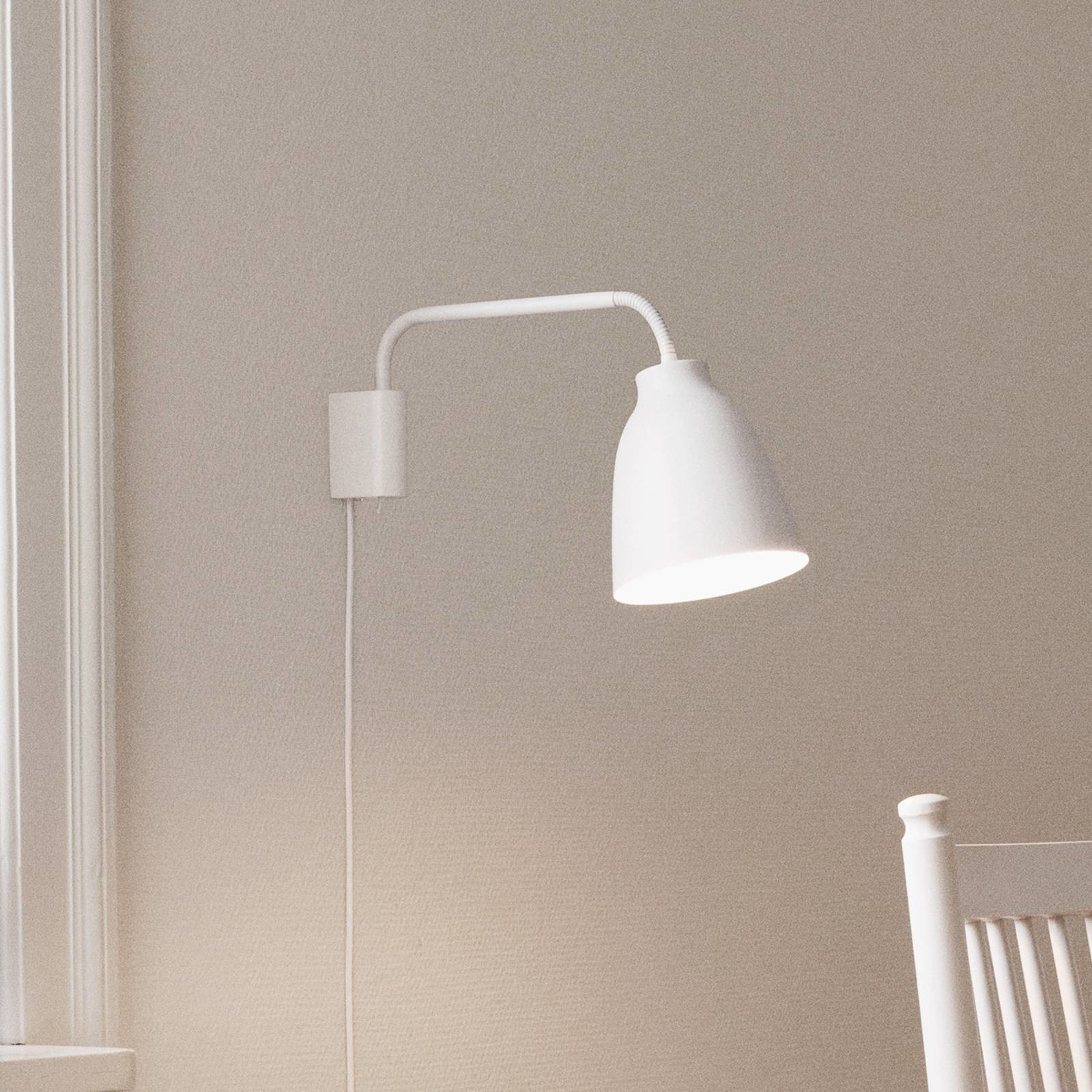 FRITZ HANSEN FRITZ HANSEN Caravaggio kinkiet, biały