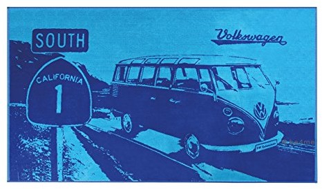 VW Collection by BRISA VW Bulli T1 duży ręcznik plażowy ręcznik kąpielowy ręcznik do sauny, 160x90 BUBT04