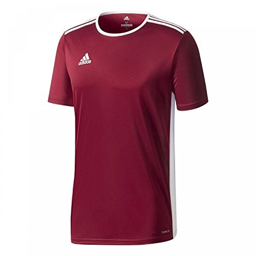 Adidas męska koszulka entrada 18 - xl kasztanowy/biały CD8430