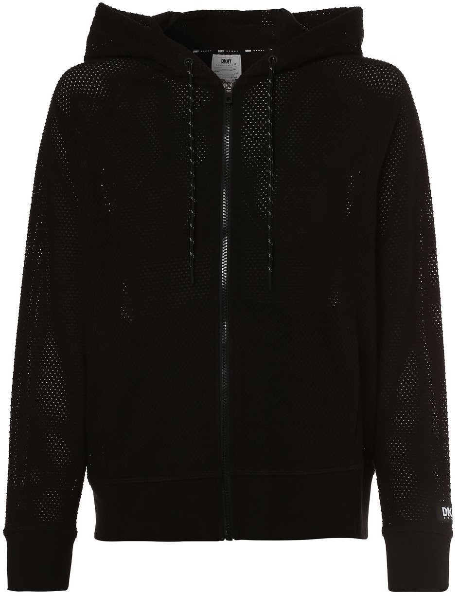 DKNY Damska kurtka z kapturem, czarny