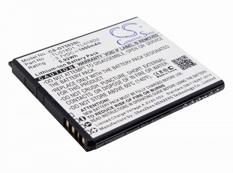 Zdjęcia - Bateria do telefonu CameronSino Alcatel One Touch Pop D5 / TLi018D1 1600mAh 5.92Wh Li-Ion 3.7V (Cameron Si 