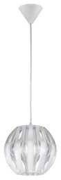 Trio RL Pumpkin R30472001 lampa wisząca zwis 1x40W E27 biały / transparentny
