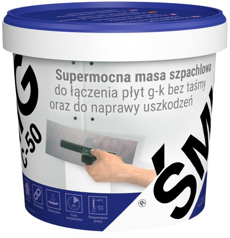 Bricomarche Gotowa masa szpachlowa ŚMIG C-50 1,5 kg