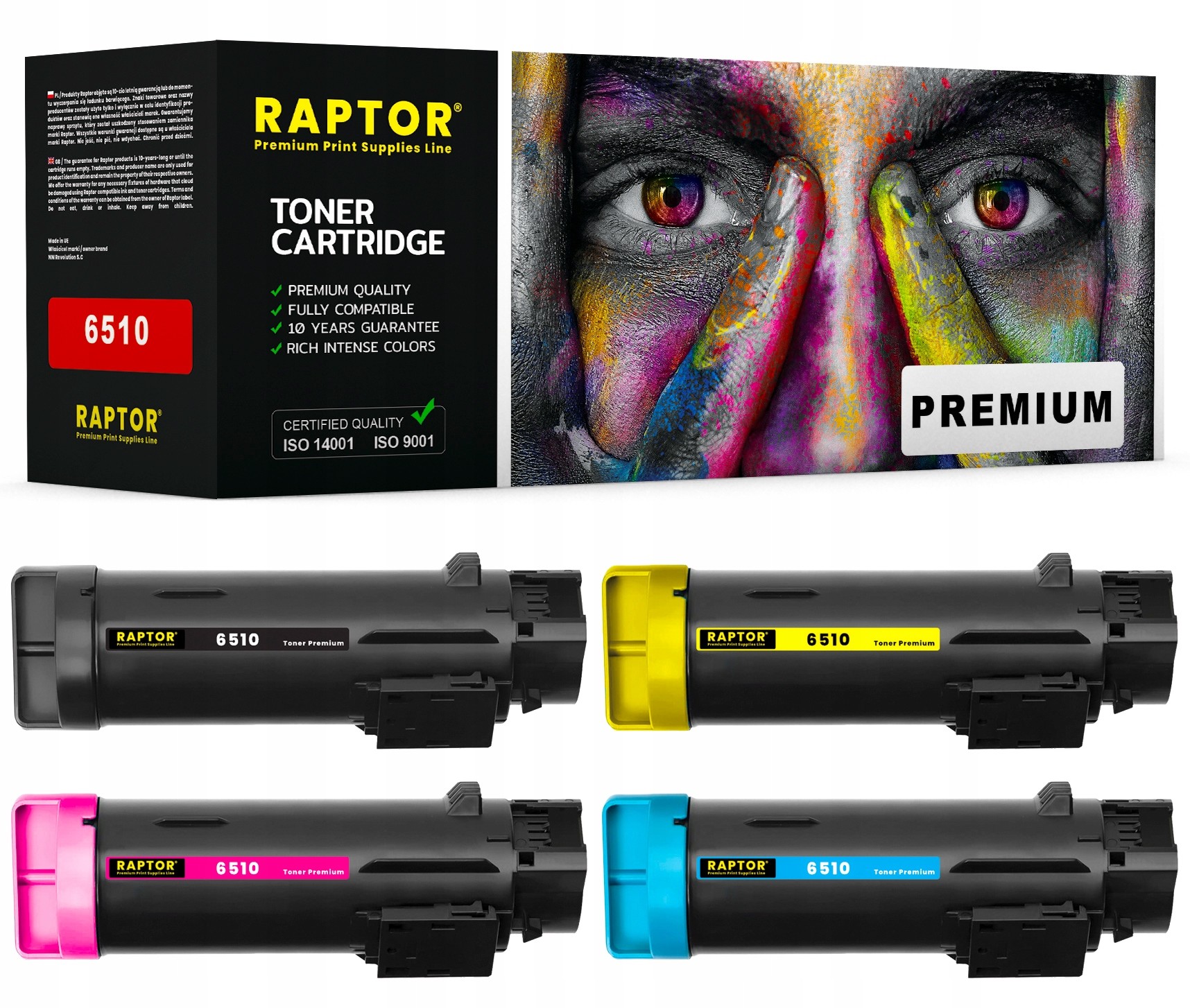 4x Toner do Xerox Phaser 6510 N Ns Dn Dni Dns Dnis