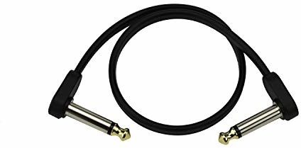 Waves Planet D'Addario płaski kabel łatowy, 1 ft kąt prosty, pojedynczy PK PW-FPRR-01