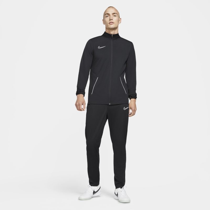 Nike Męski dzianinowy dres piłkarski Dri-FIT Academy - Czerń CW6131-010