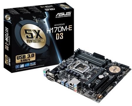 Asus H170M-E D3 (90MB0N70-M0EAY0)