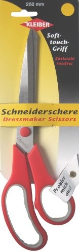 Kleiber 250 MM wygięta nożyce do trawy z Soft Grip (25 cm), czerwony 921-36