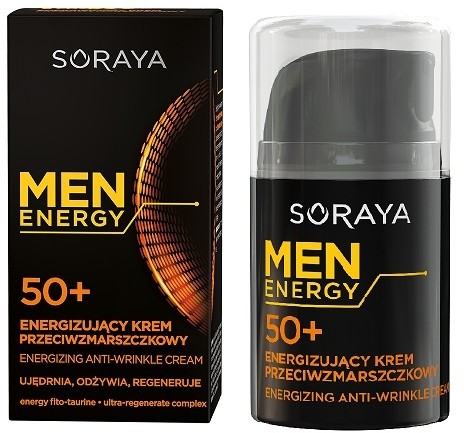 Soraya Men Energy 50+ krem przeciwzmarszczkowy