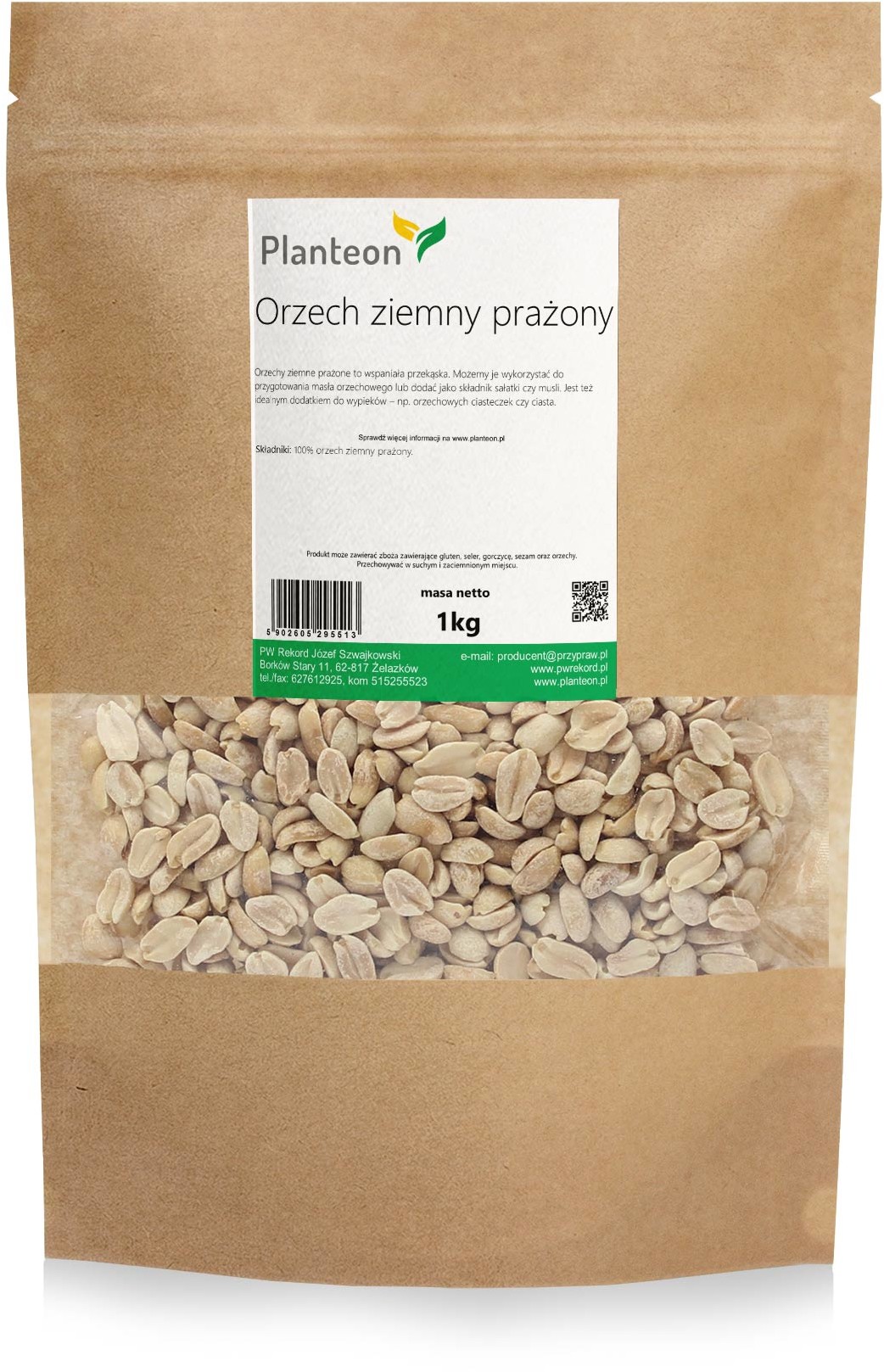 Planteon Orzechy ziemne prażone 1kg 2-0643-01-1