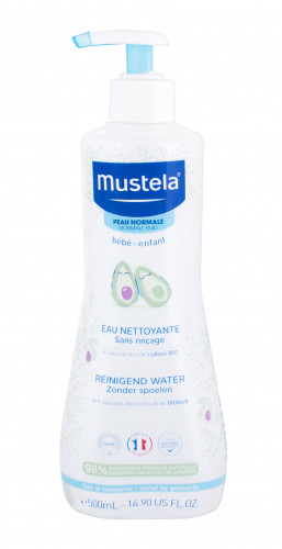 Mustela Mustela Bébé Soothing Cleansing Water No-Rinse toniki 500 ml dla dzieci