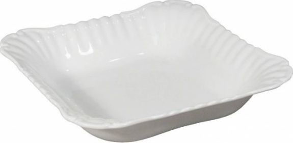 Chodzież IWONA SALATERKA KWADRATOWA 21CM BIAŁA C000 5903353327587