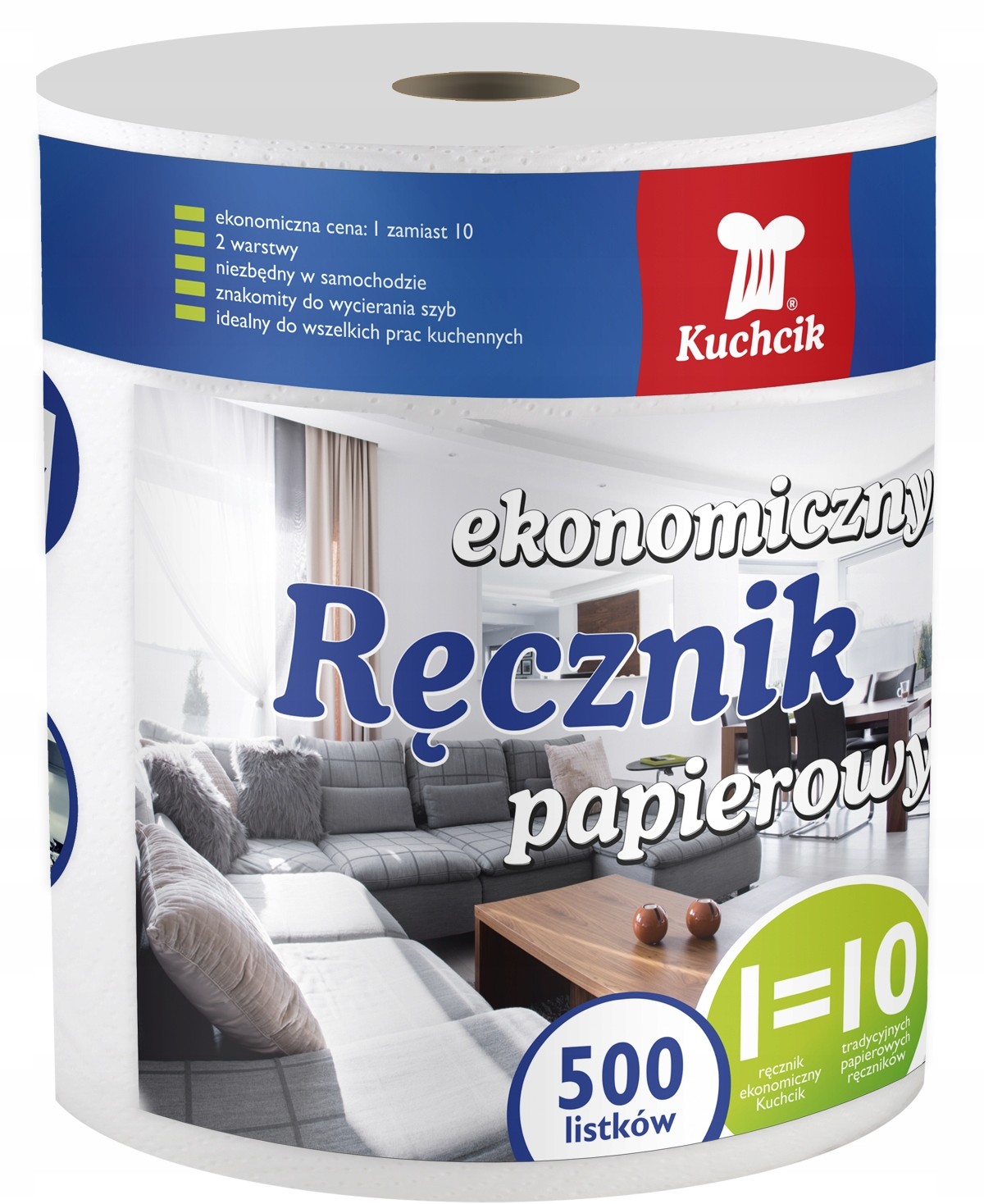 Ręcznik papierowy ekonomiczny czyściwo 500 listków