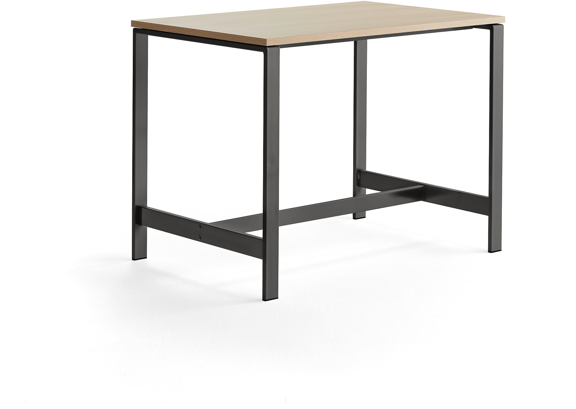 AJ Produkty Stół VARIOUS, 1200x800 mm, wysokość 900 mm, czarny, dąb