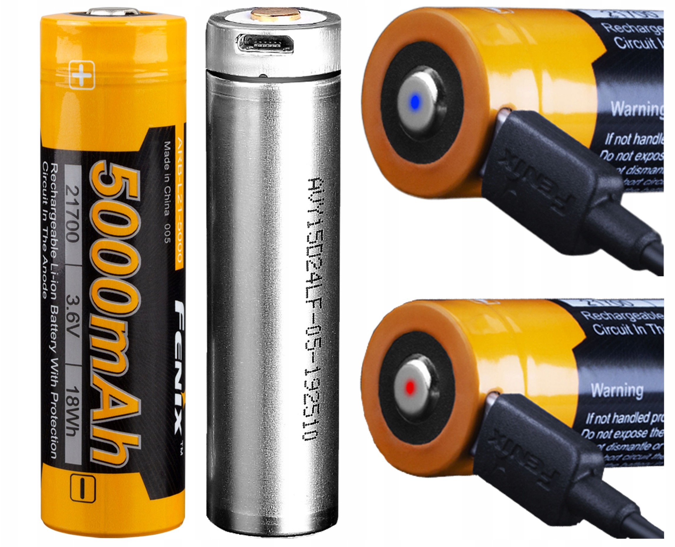 Fenix Akumulator Usb ARB-L21U 21700 5000 mAh 3,6 V