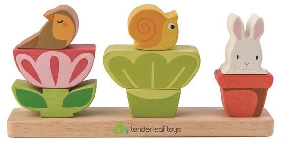 Tender Leaf Toys tender leaf toys - Drewniana Układanka  -  Ogród, Tender Leaf Toys