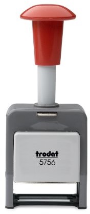 Trodat pieczęć cyfra tworzywo sztuczne kolejno automatycznie samobarwiących regulowane 8 X 5,5 MM stanowią 286881