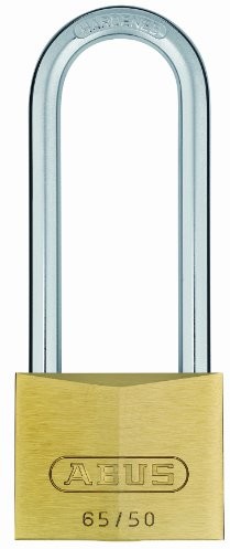 Abus ABUS 12018 Kłódka 80 MM długimi zausznikami z mosiądzu z 6504 jednakowe zamknięcia