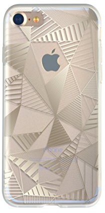 Big Ben pokrowiec ochronny trójkąty długi Półsztywny szkielet niebieskimi do iPhone 6/6S Niebieski, złoto COVGRAPHIP7G