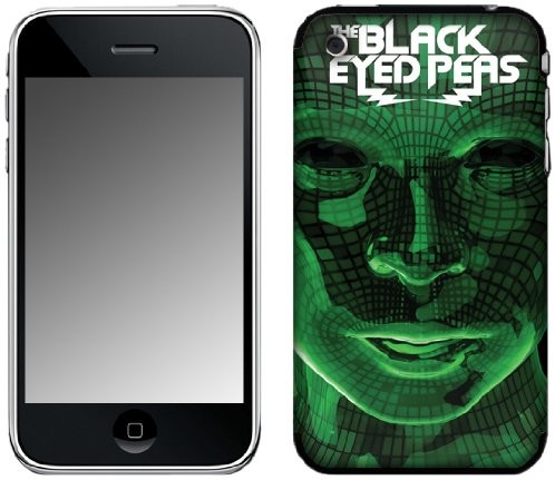 MusicSkins czarny groszek skóra E.N.D do Apple iPhone 2G/3G/3G S MS-BEP10001