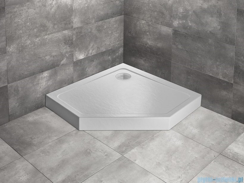 Radaway Doros Pt Compact Stone brodzik pięciokątny 90x90x11,5cm biały SDRPTP9090-05-04S |