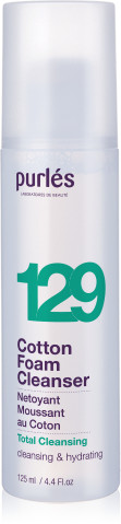 Purles 129 Cotton Foam Cleanser Pianka Myjąca z Wyciągiem z Bawełny 125ml