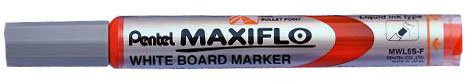 Pentel Marker do tablic suchościeralnych MWL5S-B CZERWONY MAXIFLO