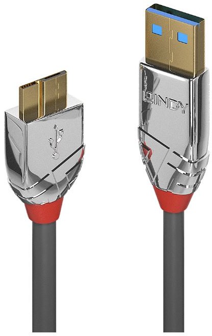 Zdjęcia - Kabel Lindy 1M Usb 3.0 Type A To Micro-B 