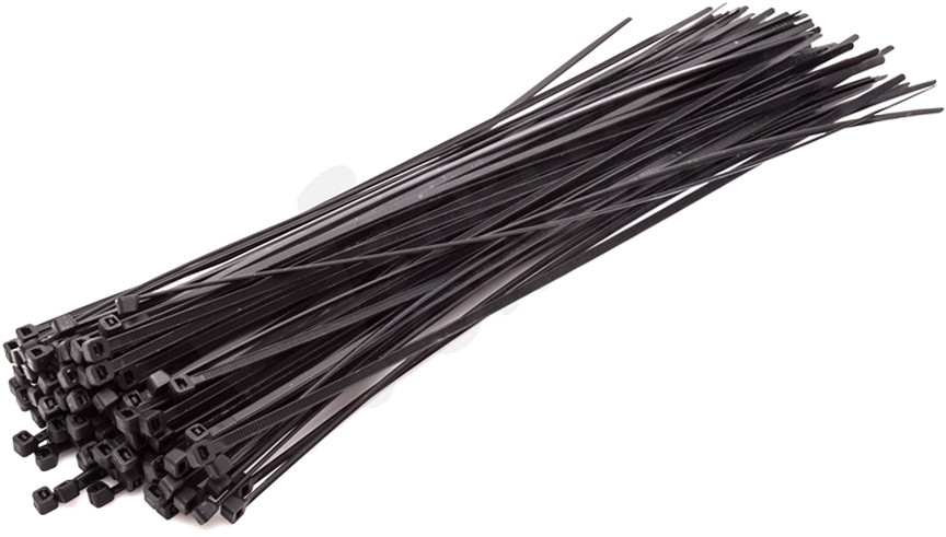 Opaski Kablowe Zipy 3.6x150 zaciskowe Czarne 100sz