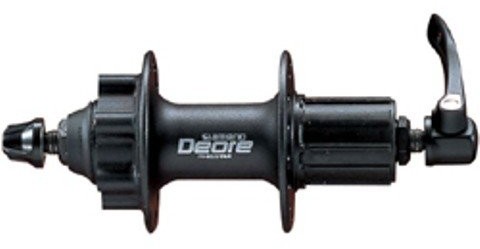 Shimano Deore tylnego koła-piasty, 6 otworów, czarny FHM525BZL