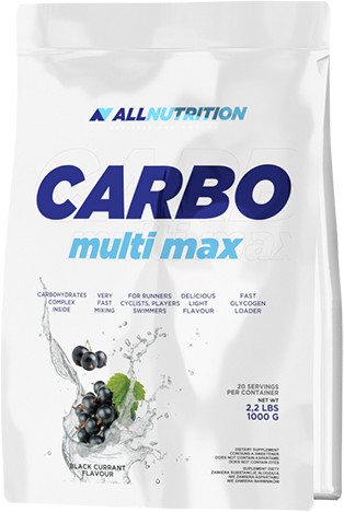 ALLNUTRITION Carbo Multi Max, czarna porzeczka, 1000g