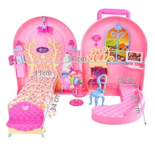 MAXY C.O Walizka domek dla lalek 5902802911636