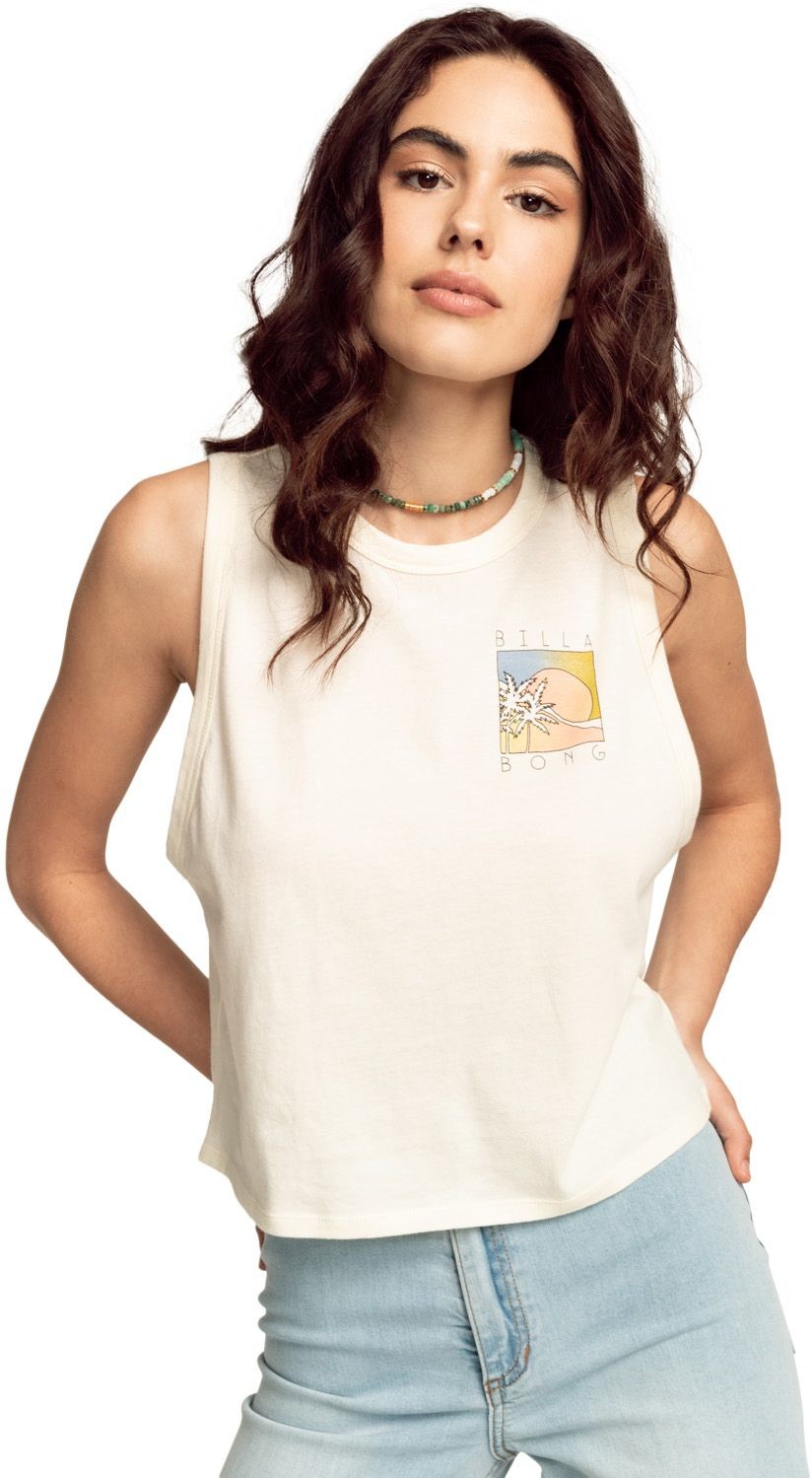 Billabong top damski IN THE PACIFIC TANK Salt Crystal